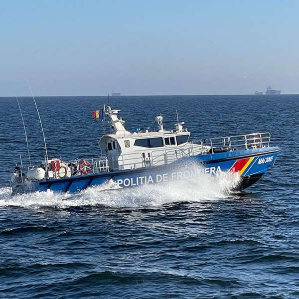 Garda de Coastă a participat la salvarea echipajului unei nave care s-a scufundat în Marea Neagră