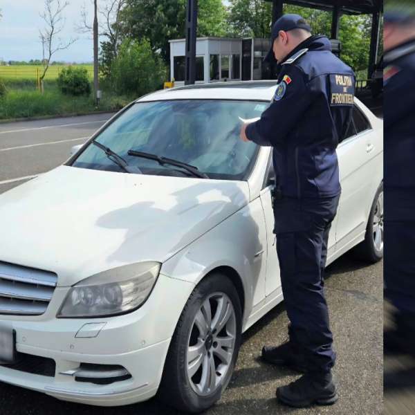 Cetățean român, depistat în trafic conducând un ansamblu rutier fără drept