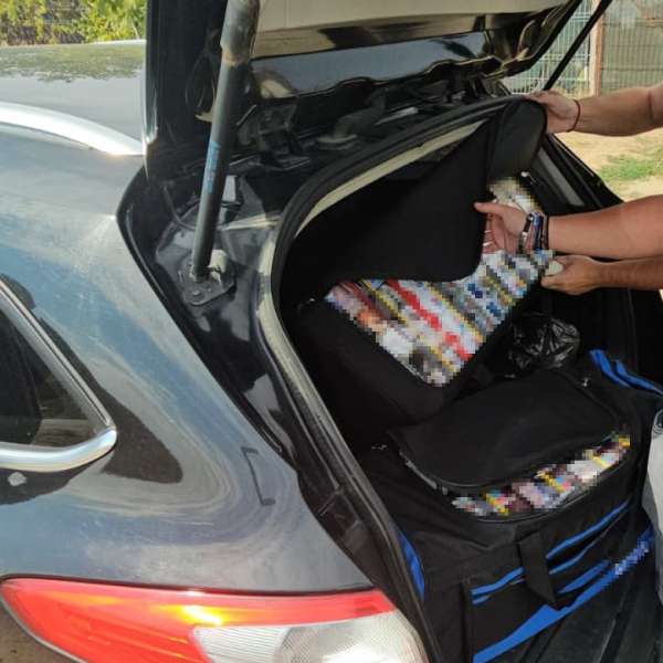 Acțiune de amploare la Giurgiu &icirc;n vederea combaterii traficului ilicit cu produse din tutun. Cetățean bulgar reținut pentru 24 de ore
