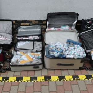 Peste 98.000 de țigarete de contrabandă, descoperite de polițiștii de frontieră la Calafat