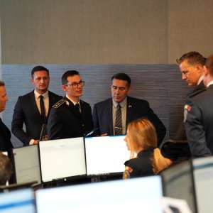 Chief of the U.S. Border Patrol on an Official Visit to the Romanian Border Police