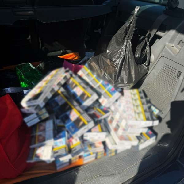 Peste 44.100 de țigarete, &icirc;n valoare de aproximativ 68.400 de lei, confiscate &icirc;n cadrul unor acțiuni BLITZ de polițiștii de frontieră giurgiuveni