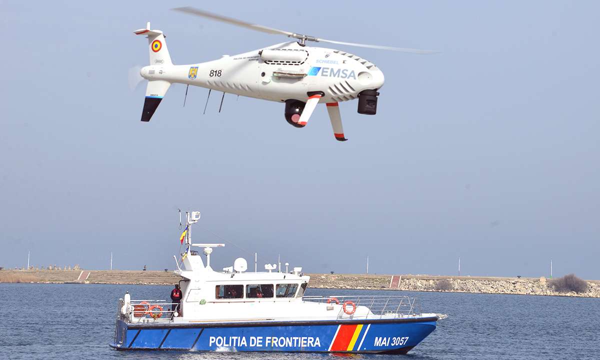 EMSA’s RPAS used by Romania’s border authorities for multipurpose coast guard surveillance over the Black Sea