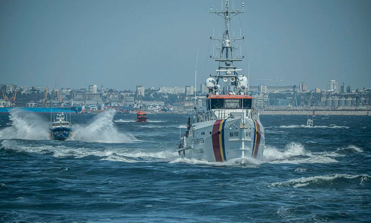Strengthening European cooperation in the field of maritime security - international exercise on the Black Sea with the participation of the Romanian Border Police